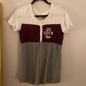Victoria’s Secret Pink sleep tee shirt